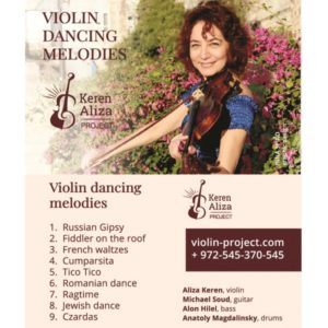 Violin dancing melodies